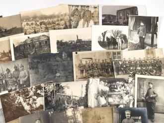 1.Weltkrieg, Konvolut 50 Fotos, meist in Postkartenformat