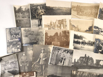 1.Weltkrieg, Konvolut 50 Fotos, meist in Postkartenformat