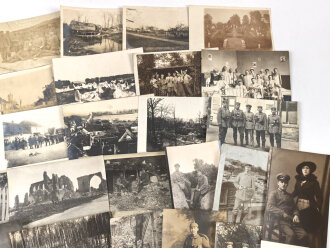 1.Weltkrieg, Konvolut 50 Fotos, meist in Postkartenformat