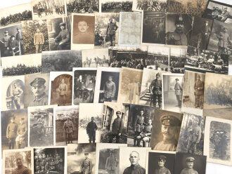 1.Weltkrieg, Konvolut 50 Fotos, meist in Postkartenformat