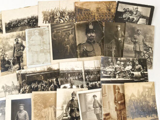 1.Weltkrieg, Konvolut 50 Fotos, meist in Postkartenformat