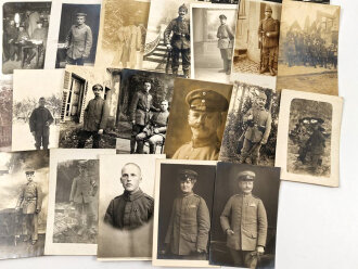 1.Weltkrieg, Konvolut 50 Fotos, meist in Postkartenformat