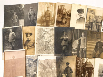 1.Weltkrieg, Konvolut 50 Fotos, meist in Postkartenformat