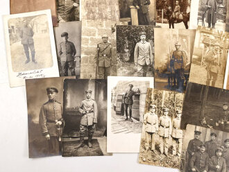 1.Weltkrieg, Konvolut 50 Fotos, meist in Postkartenformat
