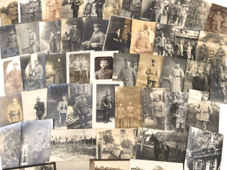 1.Weltkrieg, Konvolut 50 Fotos, meist in Postkartenformat