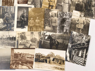 1.Weltkrieg, Konvolut 50 Fotos, meist in Postkartenformat
