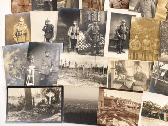 1.Weltkrieg, Konvolut 50 Fotos, meist in Postkartenformat