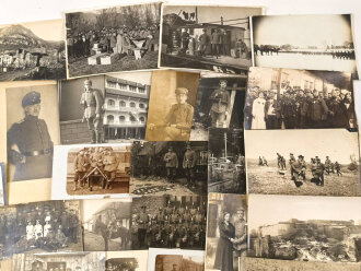 1.Weltkrieg, Konvolut 50 Fotos, im Postkartenformat und größer