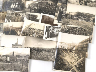 1.Weltkrieg, Konvolut 50 Fotos, im Postkartenformat und größer