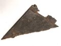Panzerplatte Wehrmacht, laut Vorbesitzer höchstwahrscheinlich von einem Sturmgeschütz. Maße etwa 50 x 50 x 70cm, etwa 3,5cm dick, wiegt unverpackt 21kg