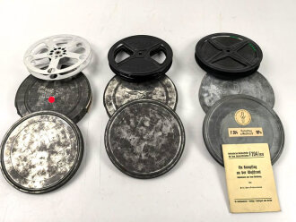 Luftwaffe Schmalfilmgerät KINOX S, Hersteller Zeiss Ikon für 16mm Filme. Optisch gut, Funktion nicht geprüft. Ein Film und zwei leere Filmbehälter enthalten