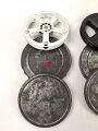Luftwaffe Schmalfilmgerät KINOX S, Hersteller Zeiss Ikon für 16mm Filme. Optisch gut, Funktion nicht geprüft. Ein Film und zwei leere Filmbehälter enthalten