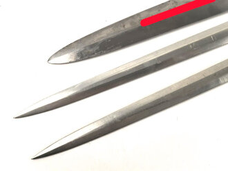Drei Klingen für Blankwaffen III.Reich, Alle an der...