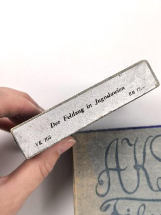 "Der Feldzug in Jugoslawien" 8mm "AKS Film" Spule mit Umverpackung, FILM FEHLT