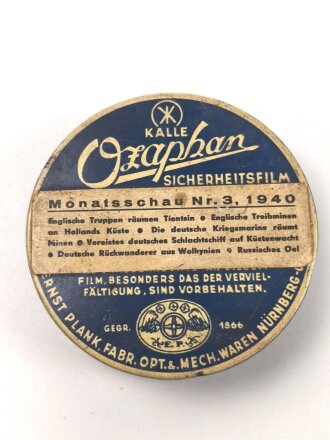 "Monatsschau Nr. 3, 1940" 16mm Ozaphan Film in...