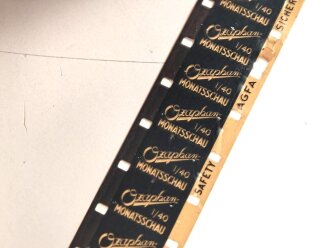 "Ozaphan Monatsschau 01/40" 16mm Ozaphan Film , ohne Umverpackung