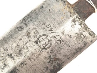 Klinge für einen SA Dienstdolch Modell 1933. narbig, gereinigt, RZM M7/42