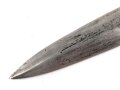 Klinge für einen SA Dienstdolch Modell 1933. narbig, gereinigt, RZM M7/42