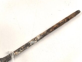 Klinge für einen Dolch für Offiziere des Heeres. Ungereinigtes Stück, Hersteller Rudolf Büschel Solingen Merscheid