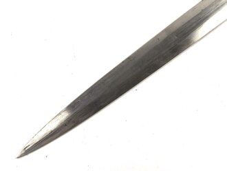 Klinge für einen Dolch für Offiziere des Heeres. Ungereinigtes Stück, Hersteller Rudolf Büschel Solingen Merscheid