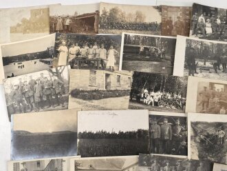1.Weltkrieg, Konvolut 50 Fotos, meist im Postkartenformat