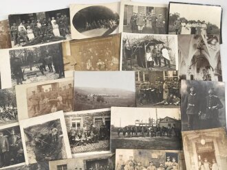 1.Weltkrieg, Konvolut 50 Fotos, meist im Postkartenformat