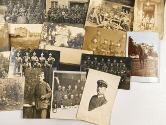 1.Weltkrieg, Konvolut 50 Fotos, meist im Postkartenformat