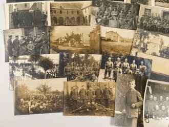 1.Weltkrieg, Konvolut 50 Fotos, meist im Postkartenformat