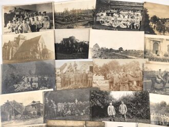 1.Weltkrieg, Konvolut 50 Fotos, meist im Postkartenformat