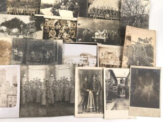 1.Weltkrieg, Konvolut 50 Fotos, meist im Postkartenformat