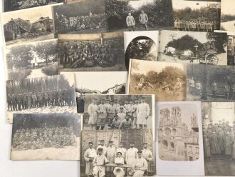 1.Weltkrieg, Konvolut 50 Fotos, meist im Postkartenformat