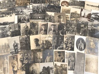 1.Weltkrieg, Konvolut 50 Fotos, meist im Postkartenformat