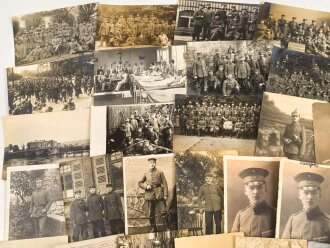1.Weltkrieg, Konvolut 50 Fotos, meist im Postkartenformat