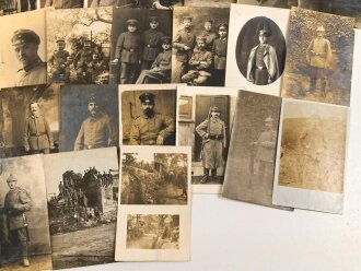 1.Weltkrieg, Konvolut 50 Fotos, meist im Postkartenformat
