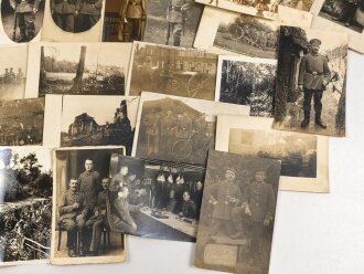 1.Weltkrieg, Konvolut 50 Fotos, meist im Postkartenformat