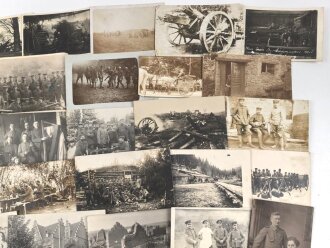 1.Weltkrieg, Konvolut 50 Fotos, meist im Postkartenformat
