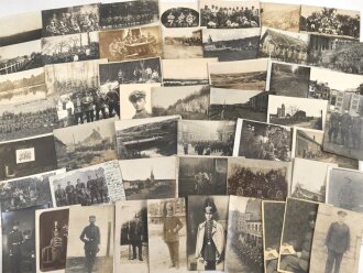Kaiserreich und 1.Weltkrieg, Konvolut 50 Fotos, meist im...