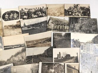 Kaiserreich und 1.Weltkrieg, Konvolut 50 Fotos, meist im Postkartenformat