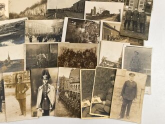 Kaiserreich und 1.Weltkrieg, Konvolut 50 Fotos, meist im Postkartenformat
