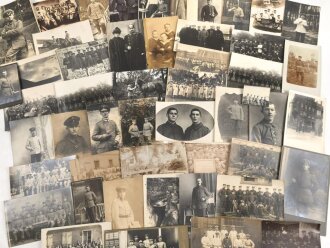 Kaiserreich und 1.Weltkrieg, Konvolut 50 Fotos, meist im...