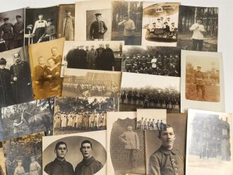 Kaiserreich und 1.Weltkrieg, Konvolut 50 Fotos, meist im Postkartenformat