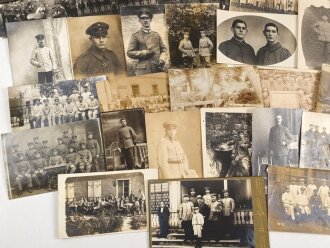 Kaiserreich und 1.Weltkrieg, Konvolut 50 Fotos, meist im Postkartenformat