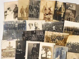 Kaiserreich und 1.Weltkrieg, Konvolut 50 Fotos, meist im...