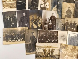 Kaiserreich und 1.Weltkrieg, Konvolut 50 Fotos, meist im Postkartenformat