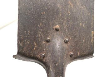 Frankreich 1. Weltkrieg, Spaten Hersteller GOUVY datiert 1906 ?