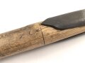 Frankreich 1. Weltkrieg, Spaten Hersteller GOUVY datiert 1906, überlackiertes Stück
