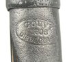 Frankreich 1. Weltkrieg, Spaten Hersteller GOUVY datiert 1906, überlackiertes Stück