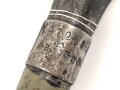 Kaiserreich und 1. Weltkrieg, Spaten Modell 1874. Überlackiertes Stück ohne erkennbare Stempelung