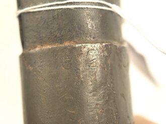 Kaiserreich und 1. Weltkrieg, Spaten Modell 1874. Überlackiertes Stück ohne erkennbare Stempelung