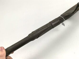 Kaiserreich und 1. Weltkrieg, Spaten Modell 1874. Überlackiertes Stück ohne erkennbare Stempelung